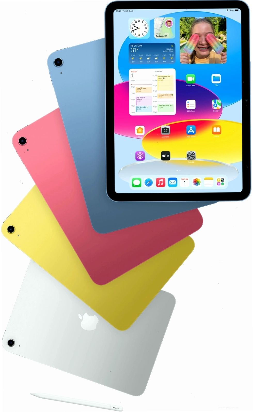 Các phiên bản màu sắc của iPad Gen 11