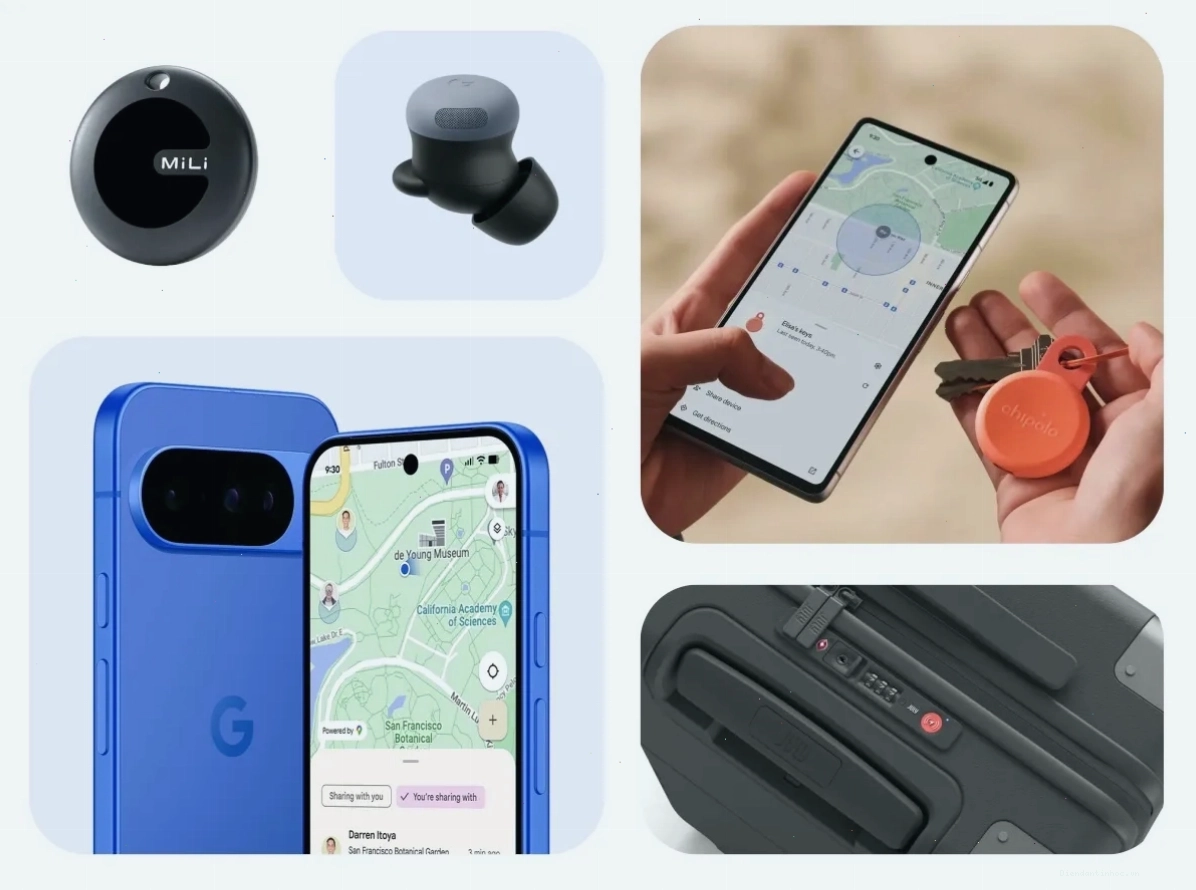 Các thiết bị Android tương thích với Trung tâm tìm thiết bị
