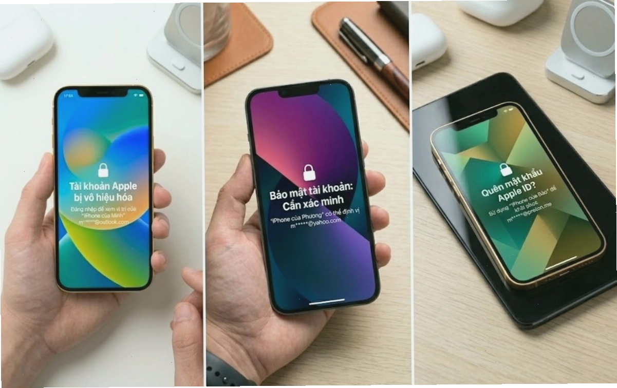 Các tình trạng iPhone bị khóa iCloud thường gặp