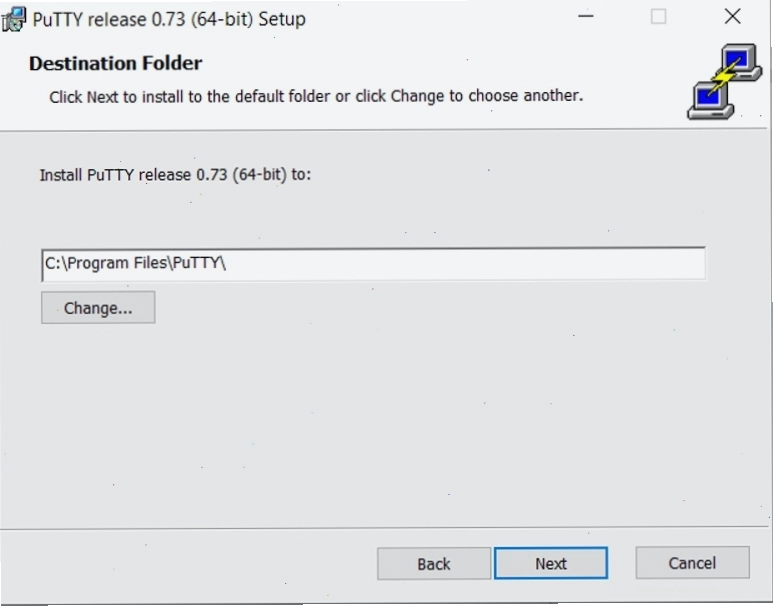Các tùy chọn cài đặt PuTTY trên Windows