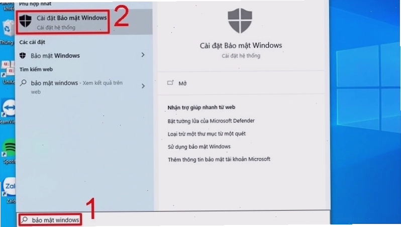 Cách bật lại Microsoft Defender Antivirus trên Windows
