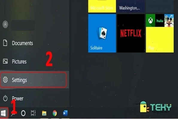 Cách cài mật khẩu cho Windows 10 Bước 1