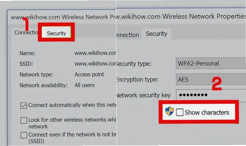 Cách lấy lại mật khẩu WiFi trên hệ điều hành Windows bằng cách hiển thị ký tự mật khẩu