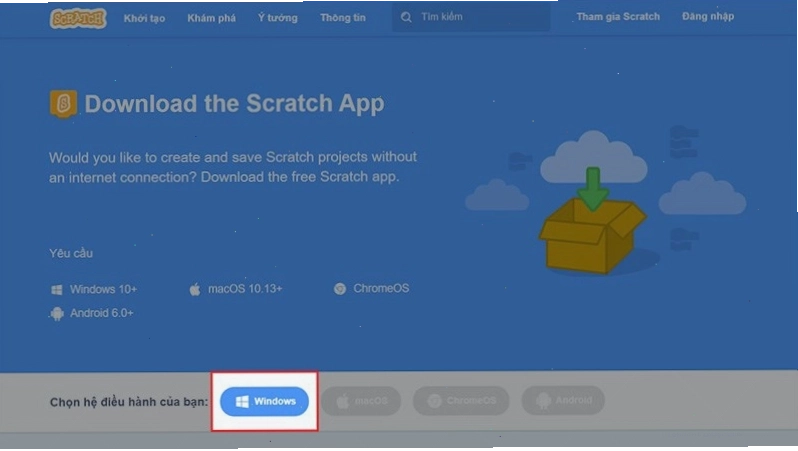 Cách tải Scratch 3.0 về máy