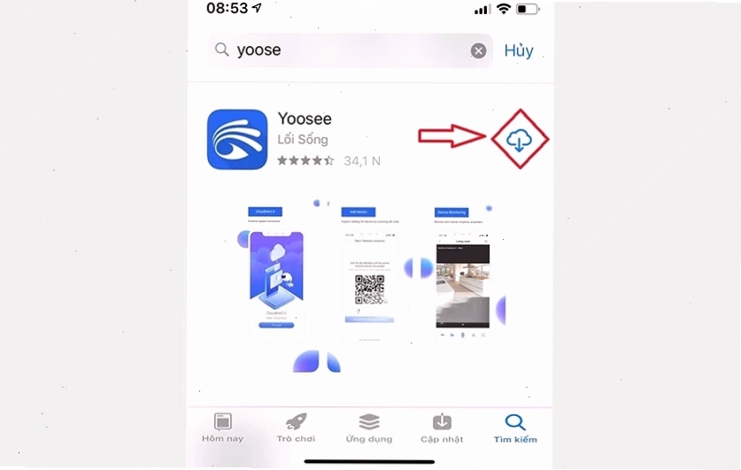 Cách tải Yoosee về điện thoại Android