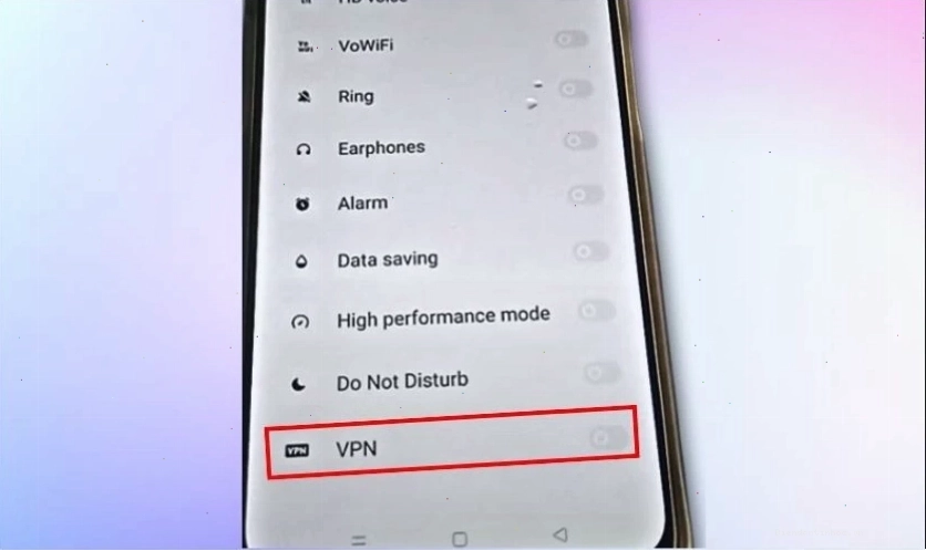 Cách tắt VPN trên OPPO thông qua menu cài đặt