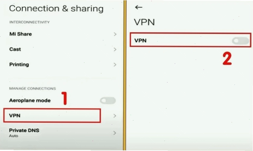 Cách tắt VPN trên Xiaomi bằng việc xóa cấu hình