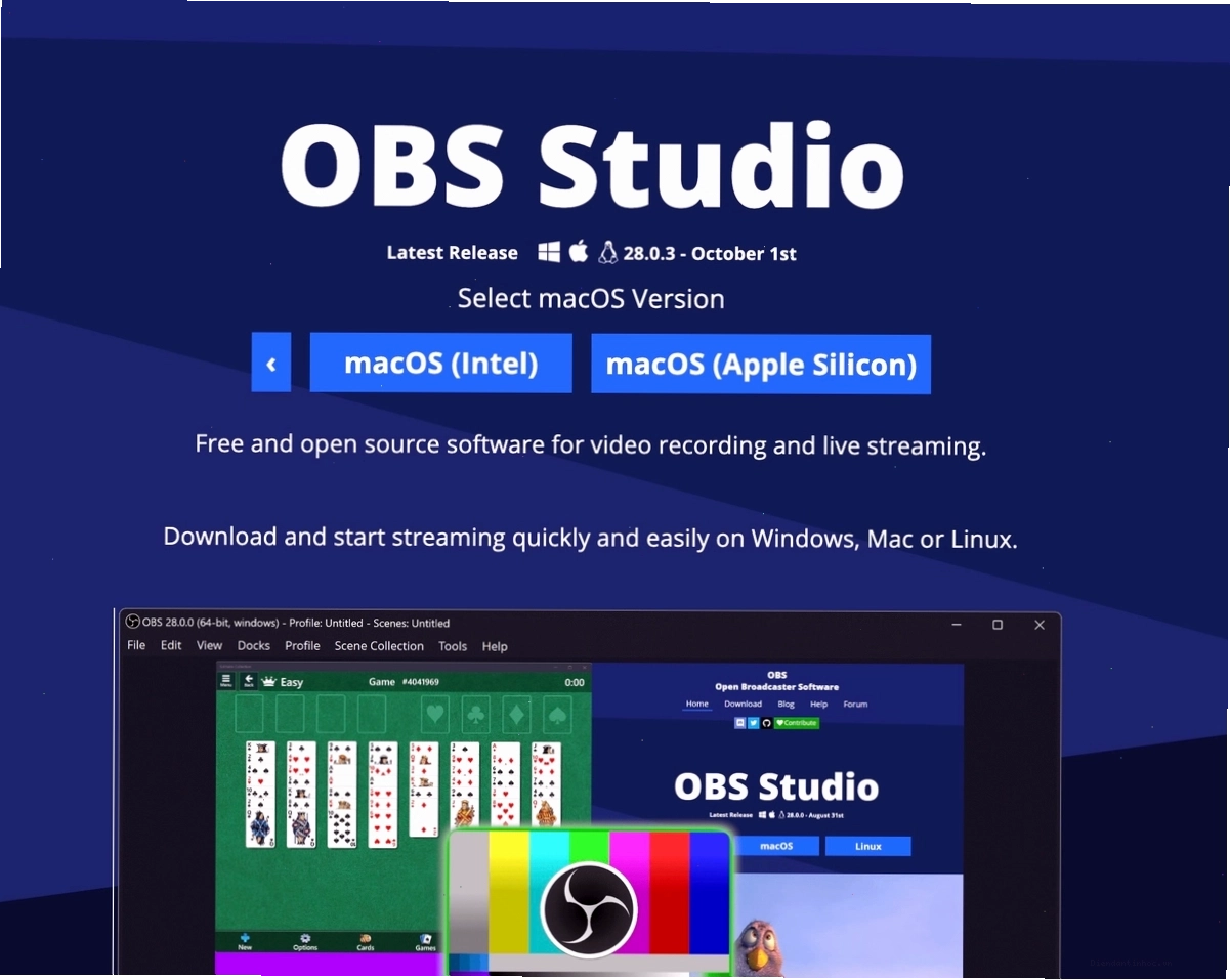 Cài đặt OBS Studio trên hệ điều hành MacOS