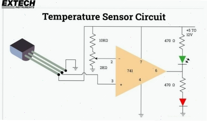Cảm biến nhiệt độ bán dẫn là mạch tích hợp IC