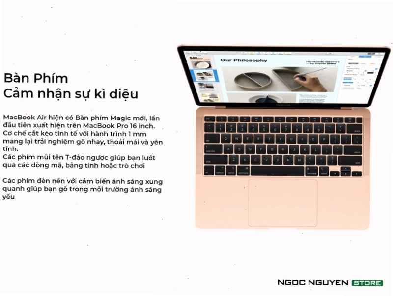 Cảm biến Touch ID trên MacBook Air 2020