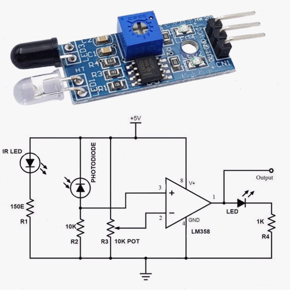 Cảm biến vật cản hồng ngoại E18-D80NK