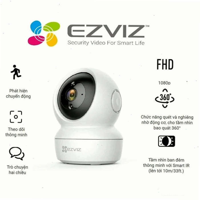 Camera EZVIZ C6N 1080P dễ dàng lắp đặt