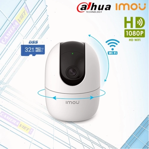 Camera IP Wifi Imou E22EP với khả năng quay quét 360 độ, phù hợp lắp đặt trong nhà