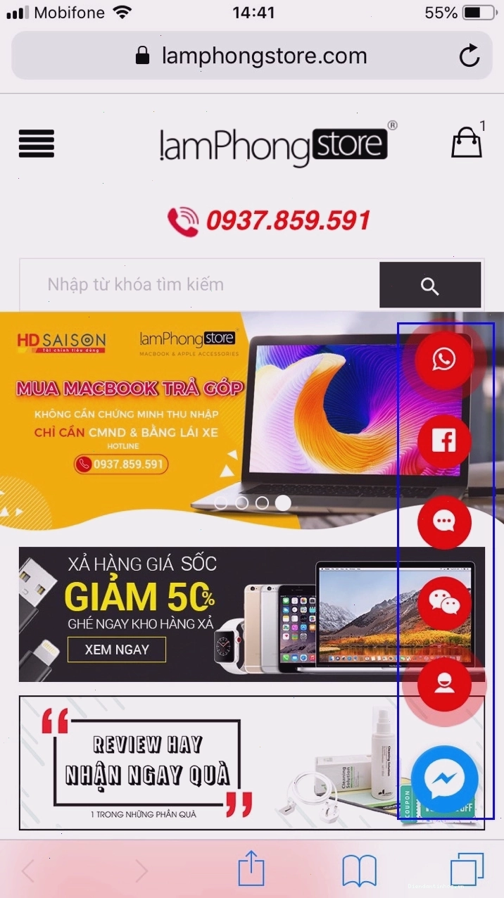 Cận cảnh chi tiết bản lề và logo Apple trên MacBook Air 2019