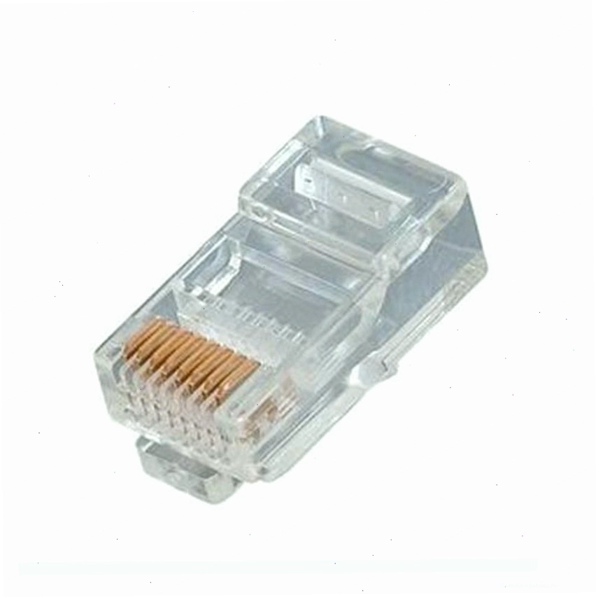 Cận cảnh hạt mạng RJ45 Cat5E AMP (Commscope) chính hãng