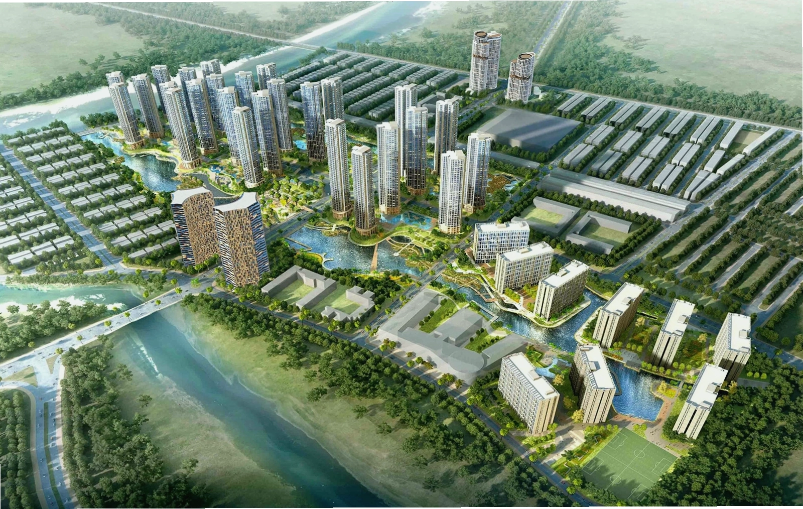 Cận cảnh một tòa nhà tại The Global City