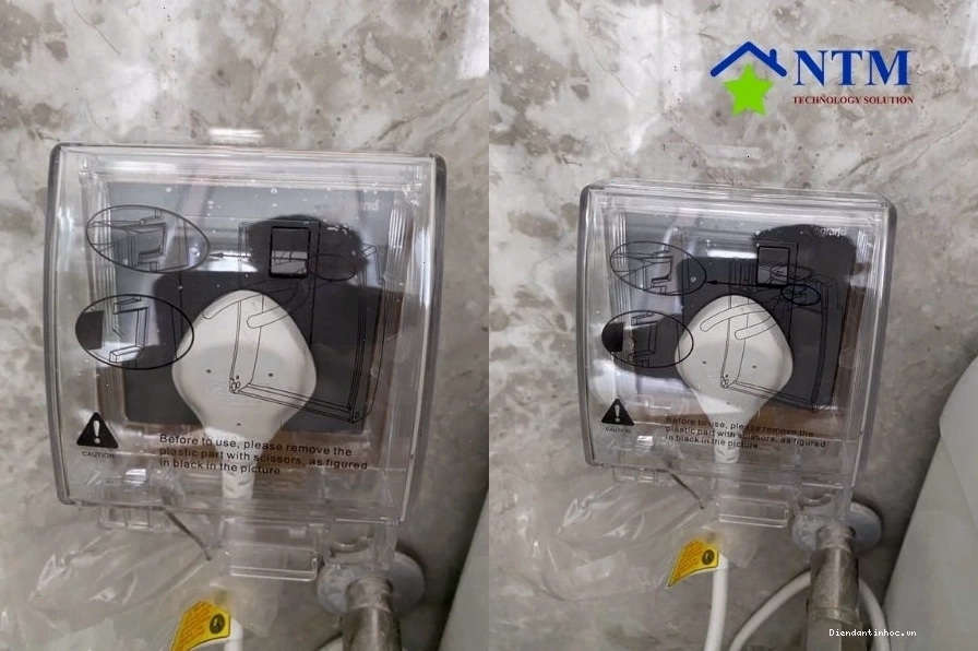 Cận cảnh ổ cắm điện chống giật đa năng Legrand với thiết kế hiện đại