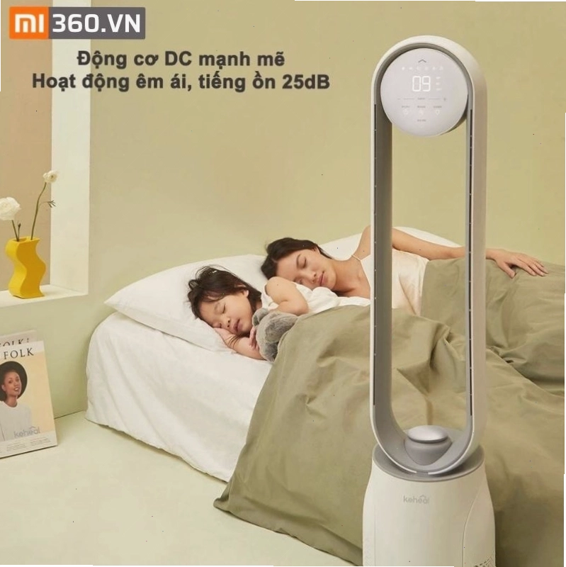 Cận cảnh thiết kế quạt không cánh Xiaomi Keheal A3