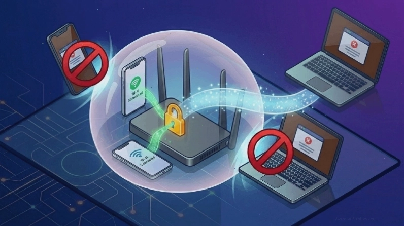 Cần đổi password khi phát hiện thiết bị lạ truy cập Wifi