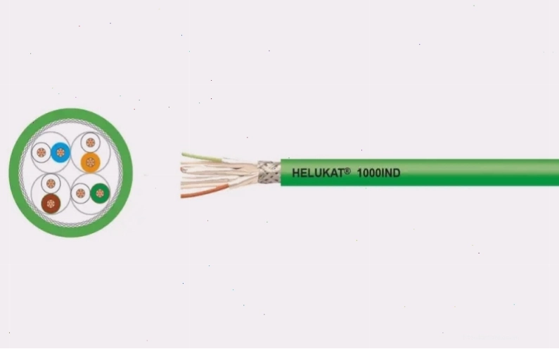 Cáp ethernet HELUKAT 1000IND CAT.7A S/FTP PUR ROBUSTFLEX