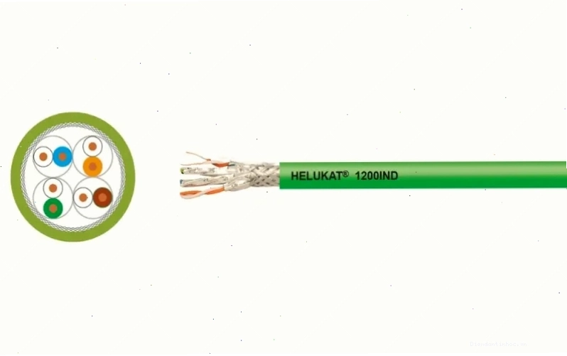 Cáp ethernet HELUKAT 1200IND CAT.7A S/FTP PUR STATIC