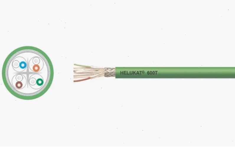Cáp ethernet HELUKAT® 600T CAT.7 SF/FTP PUR TORSION