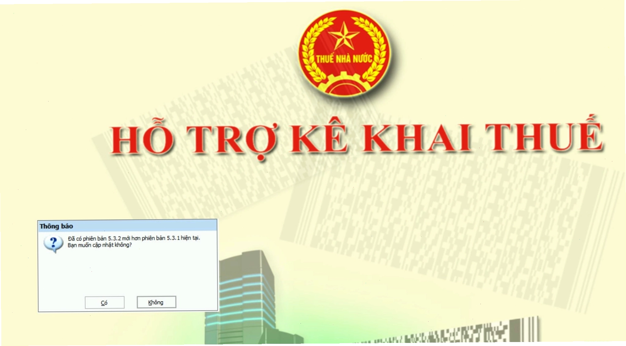 Cập nhật phiên bản mới nhất cho phần mềm HTKK