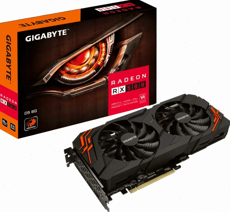 Card đồ họa Gigabyte Radeon RX 580 D5 8G