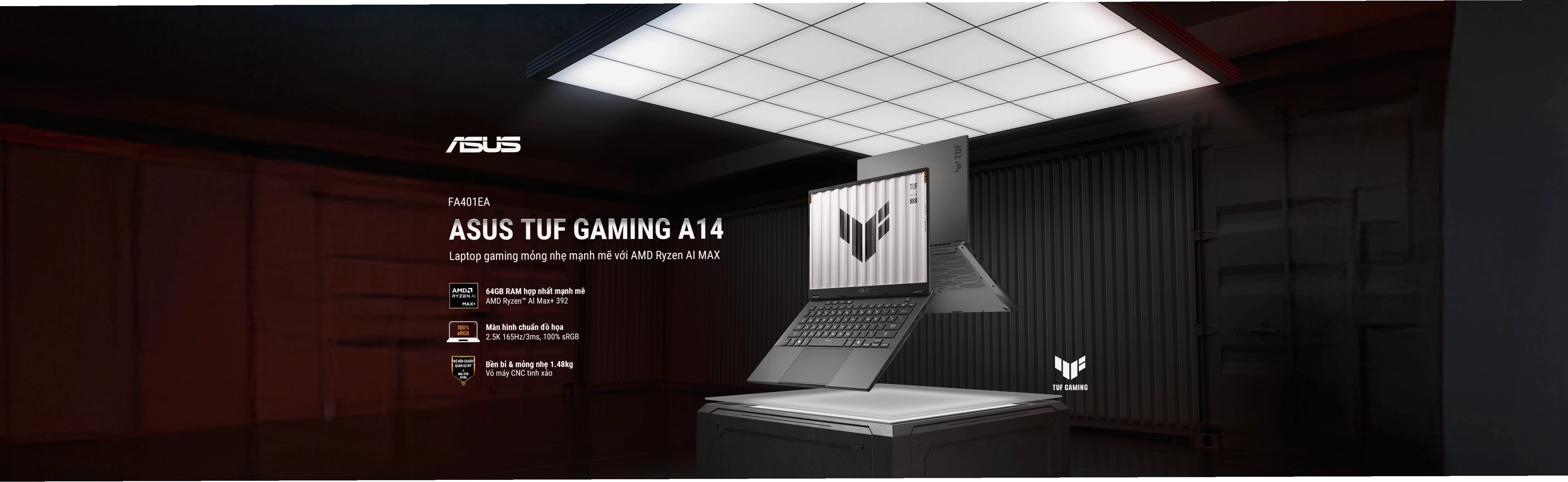 Card đồ họa RTX 50 Series trên ASUS TUF Gaming A15 2026