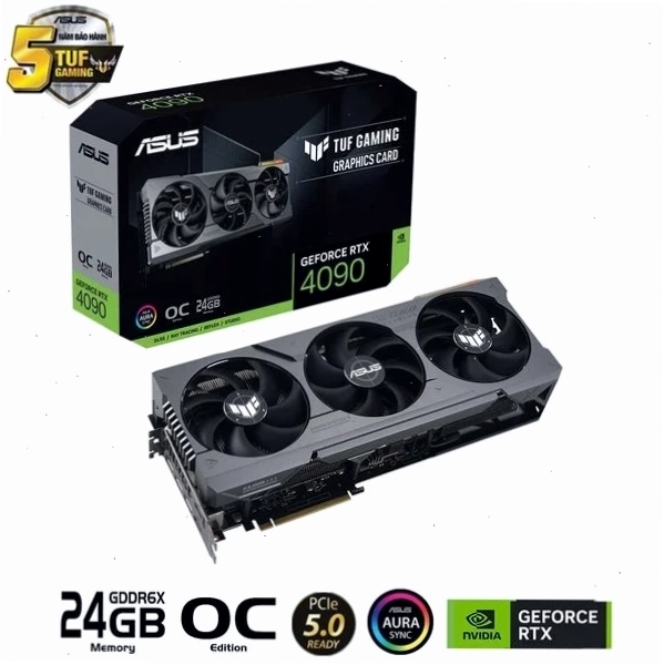 Card màn hình ASUS TUF Gaming GeForce RTX 4090 OC Edition 24GB