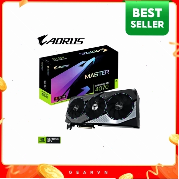 Card màn hình GIGABYTE AORUS GeForce RTX 4070 MASTER 12GB