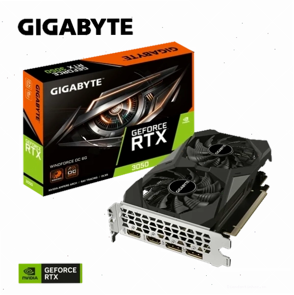 Card màn hình GIGABYTE GeForce RTX 3050 WINDFORCE OC 6G