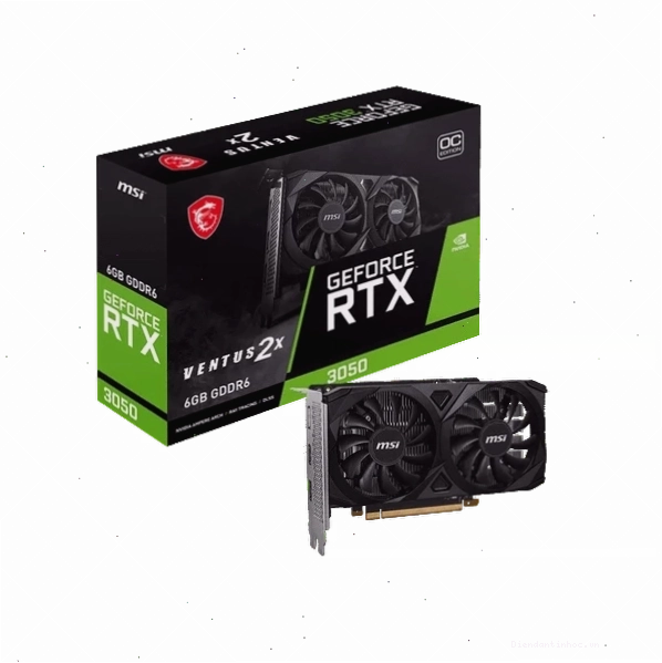 Card màn hình MSI GeForce RTX 3050 VENTUS 2X 6G OC