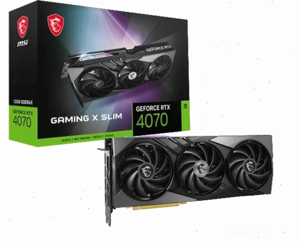 Card màn hình MSI GeForce RTX 4070 GAMING X SLIM 12G nổi bật