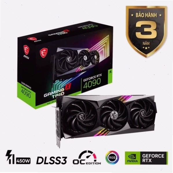 Card màn hình MSI GeForce RTX 4090 GAMING X TRIO 24G