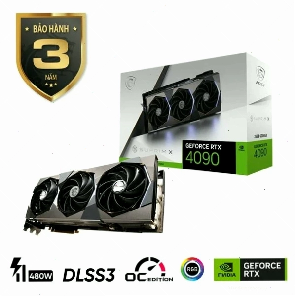 Card màn hình MSI GeForce RTX 4090 SUPRIM X 24G