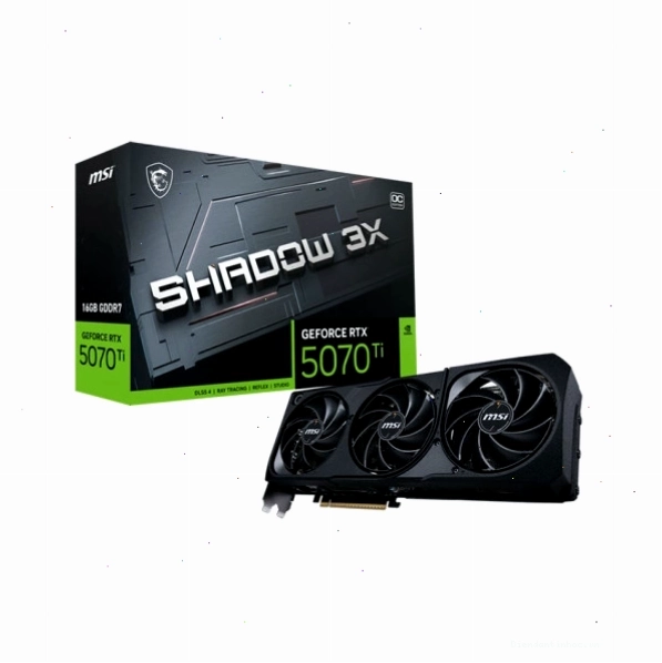 Card màn hình MSI RTX 5070 Ti 16GB SHADOW 3X OC