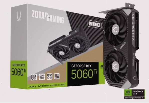 Card màn hình ZOTAC GAMING GeForce RTX 5060 Ti 8GB Twin Edge