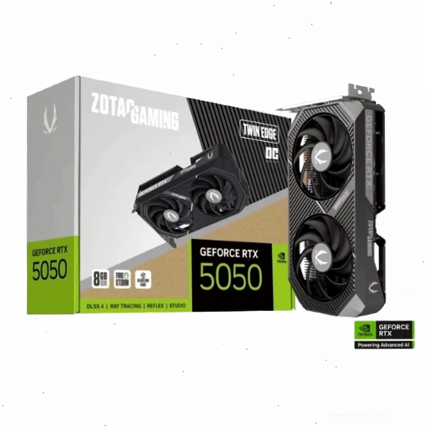 Card màn hình Zotac GEFORCE RTX 5050 TWIN EDGE OC 8GB GDDR6
