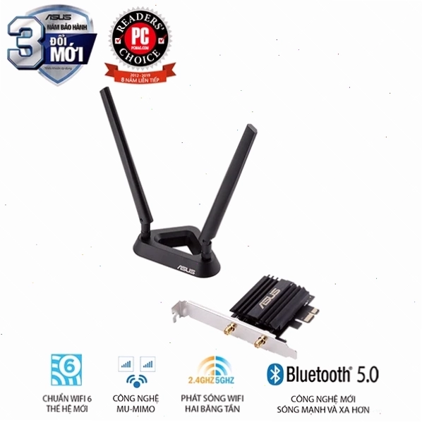 Card wifi 6 Asus PCE-AX58BT