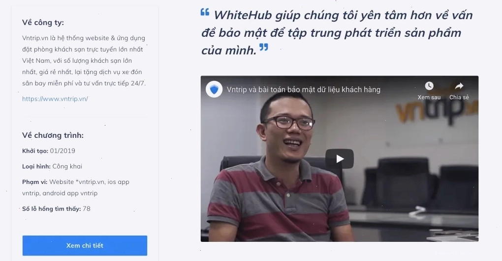 Case Study VNtrip Pentest với WhiteHub
