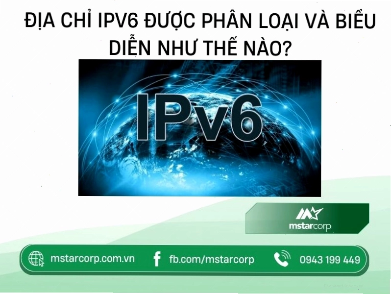 Cấu trúc phân loại và biểu diễn của địa chỉ IPv6