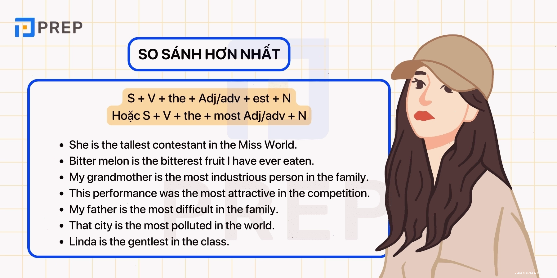 Cấu trúc so sánh nhất trong tiếng Anh