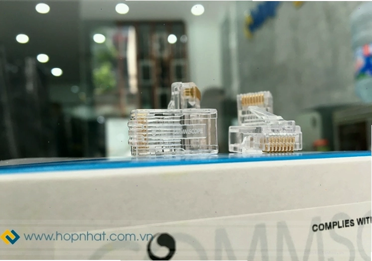 Chi tiết cấu tạo của hạt mạng Commscope Cat5e