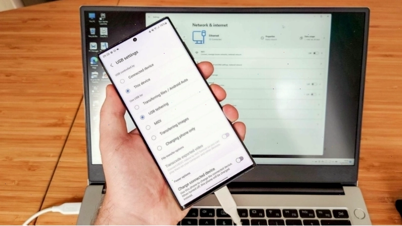 Chia sẻ mạng điện thoại qua USB cho máy tính