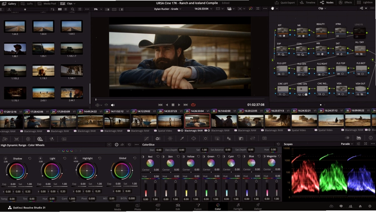 Chỉnh màu chuyên nghiệp với DaVinci Resolve
