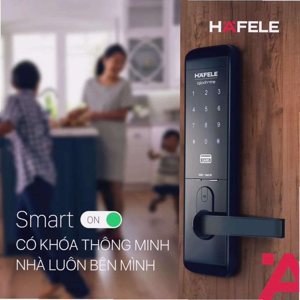 Chính sách bảo hành khóa điện tử Hafele
