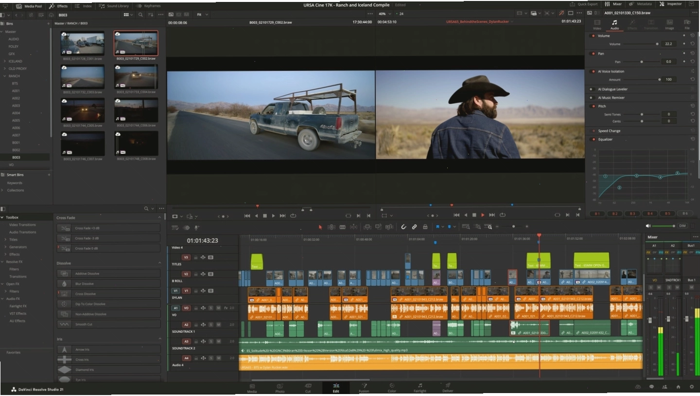 Chỉnh sửa video chuyên nghiệp trên DaVinci Resolve