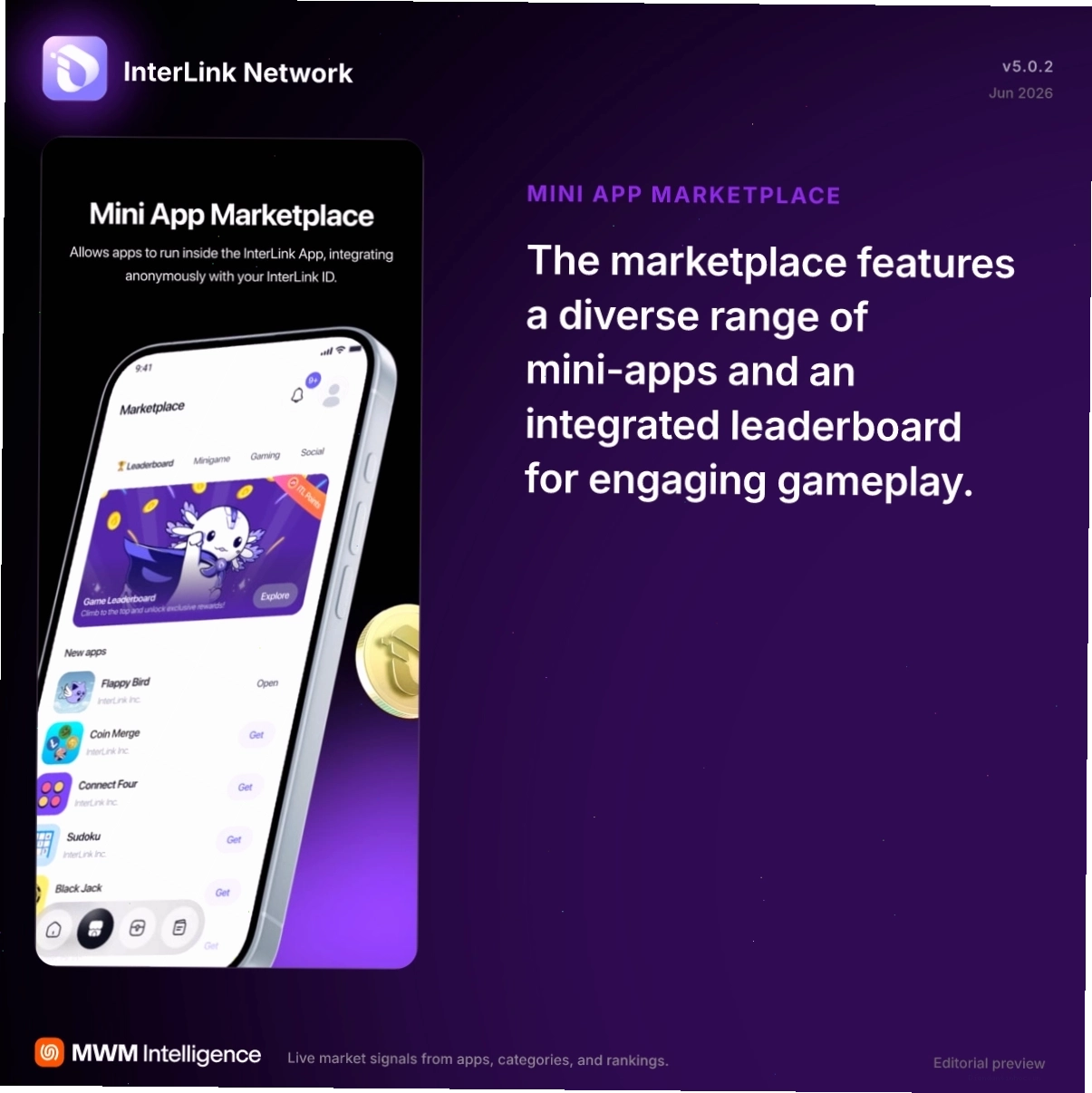 Chợ ứng dụng Mini App Marketplace với nhiều trò chơi hấp dẫn