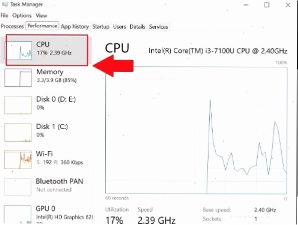 Chọn CPU để xem chi tiết về bộ xử lý